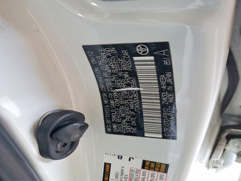 2012 Toyota Prius Three