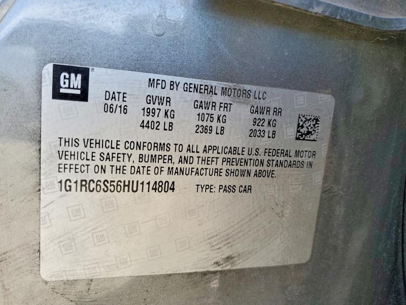 2017 Chevrolet Volt lt