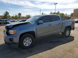 Salvage trucks for sale at Gaston, SC auction: 2018 GMC Canyon SLE