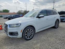 Audi salvage cars for sale: 2018 Audi Q7 Prestige