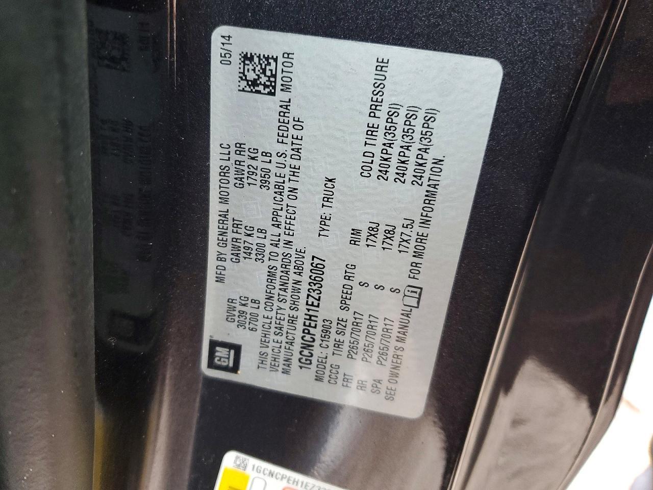 2014 Chevrolet Silverado C1500