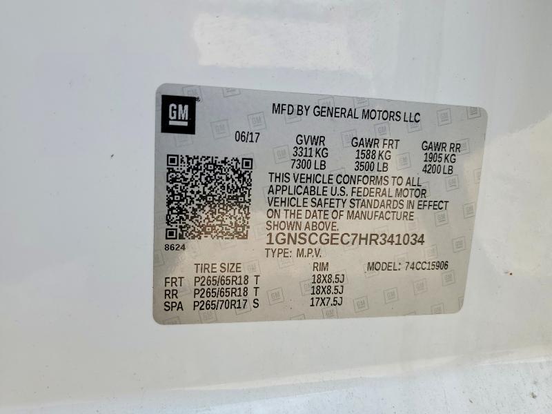 2017 Chevrolet Suburban C1500 ls