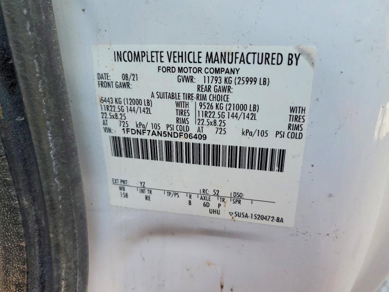 2022 Ford F750 Super Duty Tank Truck