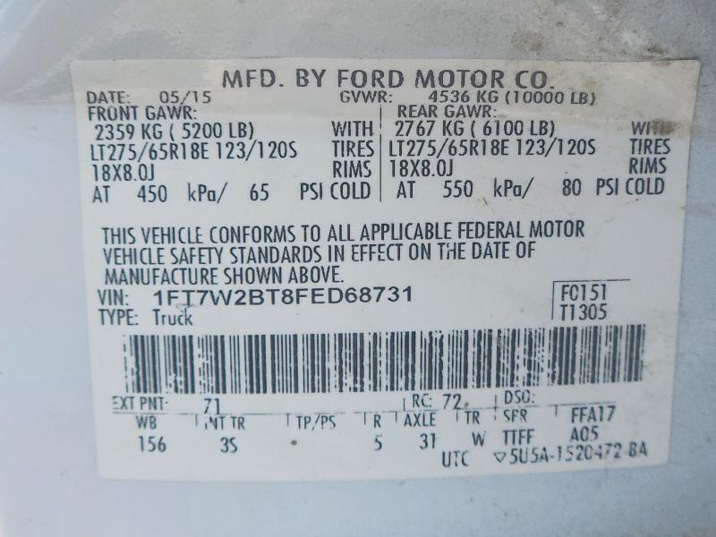 2015 Ford F250 Super Duty