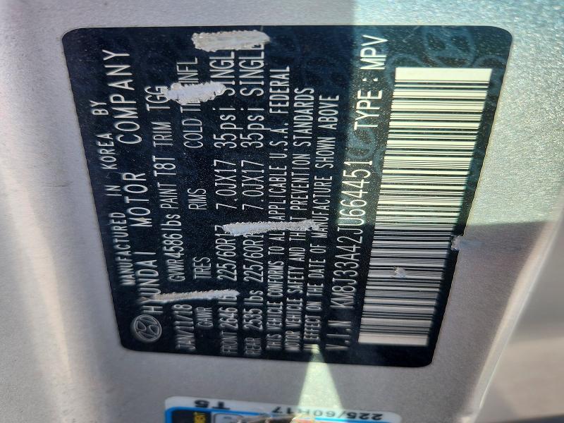 2018 Hyundai Tucson sel