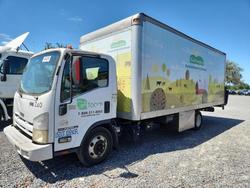 Salvage trucks for sale at Thonotosassa, FL auction: 2011 Isuzu NPR BOX Truck
