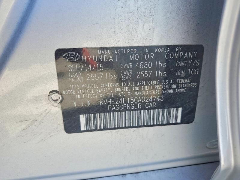 2016 Hyundai Sonata Hybrid se
