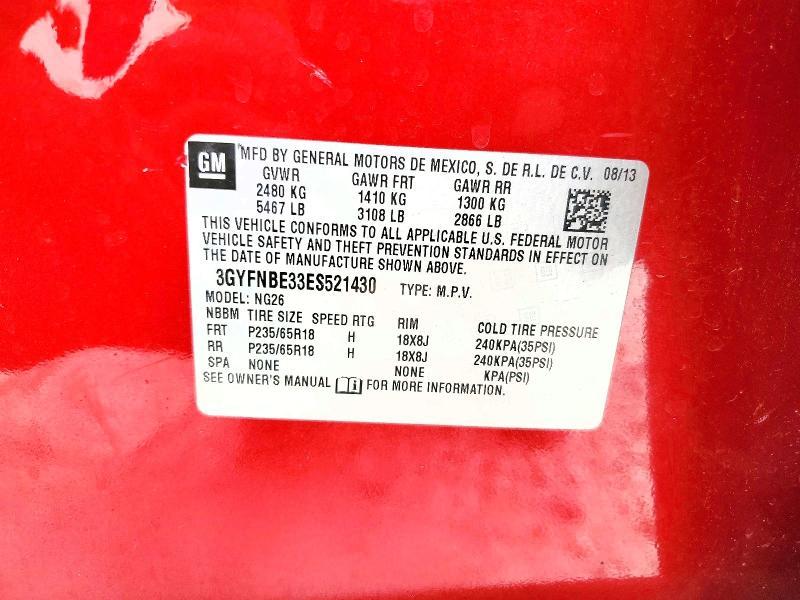 2014 Cadillac Srx Luxury Collection