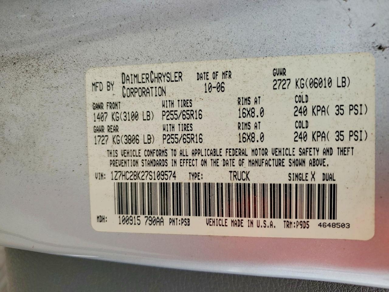 2007 Mitsubishi Raider LS