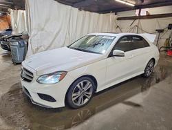 Mercedes-Benz salvage cars for sale: 2016 Mercedes-Benz E 350 4matic