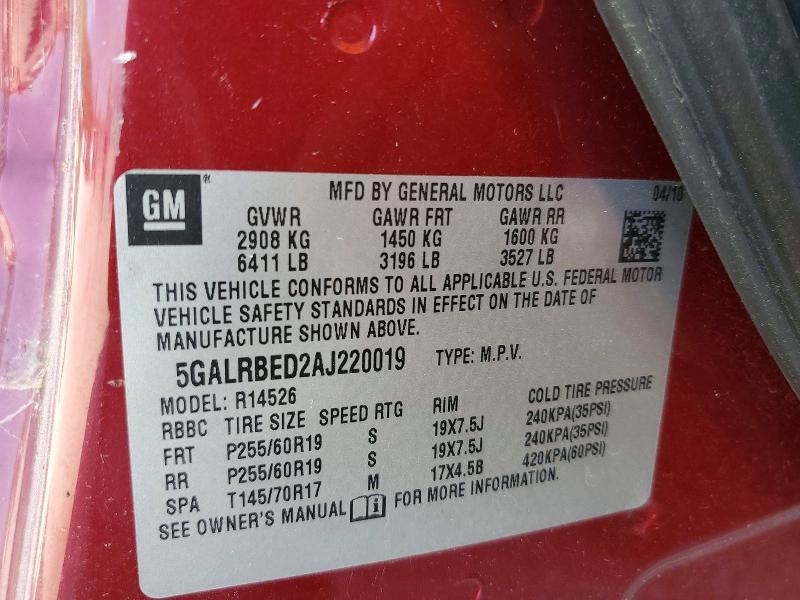 2010 Buick Enclave cxl