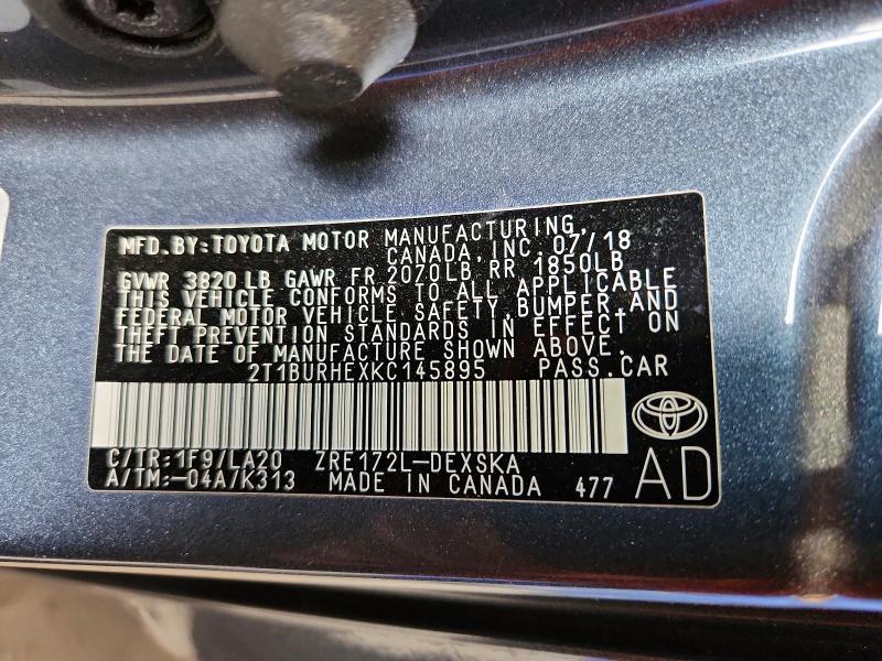 2019 Toyota Corolla xse