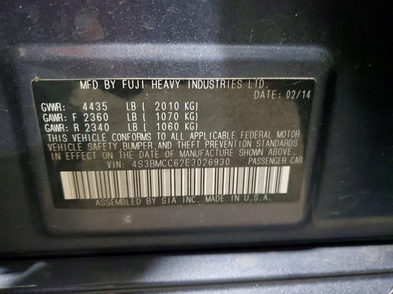 2014 Subaru Legacy 2.5i Premium