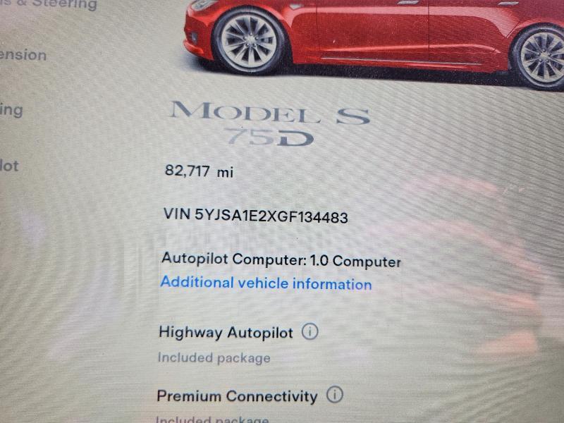 2016 Tesla Model s