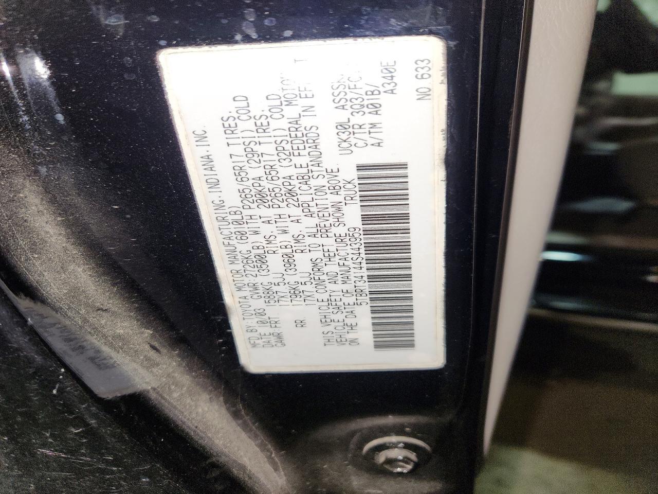 2004 Toyota Tundra SR5