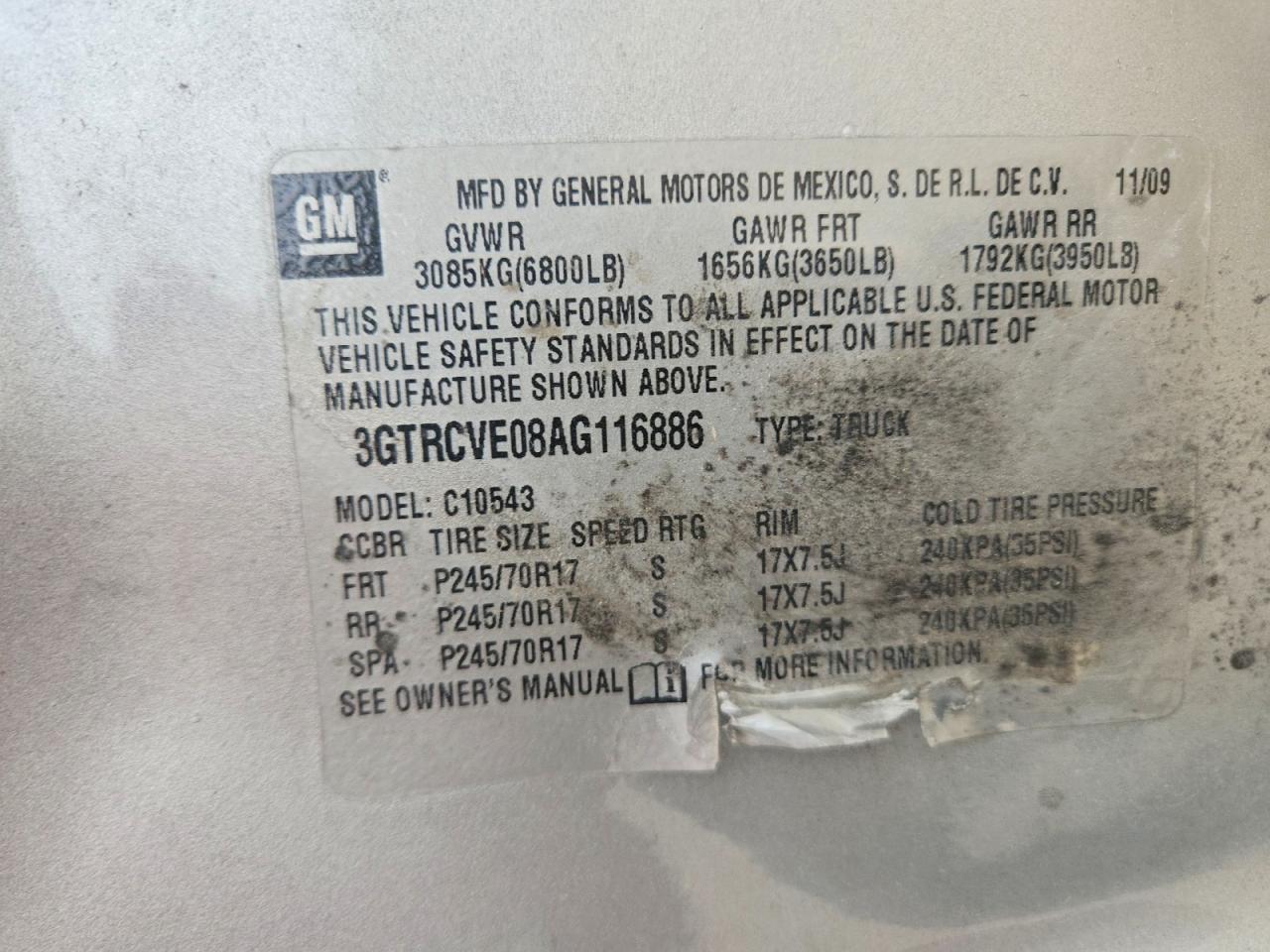 2010 GMC Sierra C1500 SLE