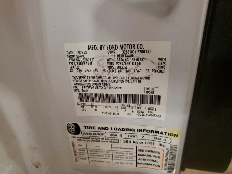 2013 Ford F150 Supercrew