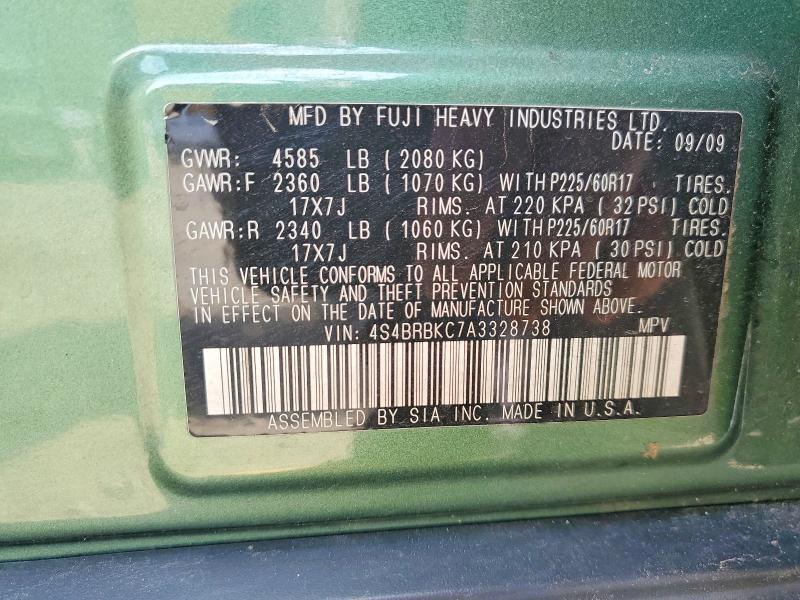 2010 Subaru Outback 2.5i Limited