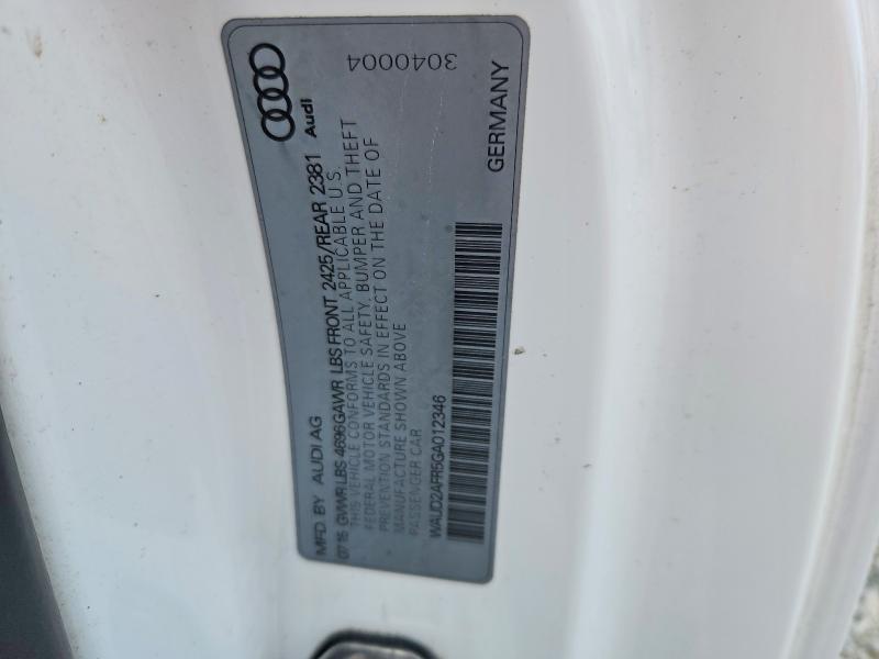 2016 Audi A5 Premium Plus S-line