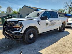 Salvage trucks for sale at Wichita, KS auction: 2025 Ford F150 Police Responder