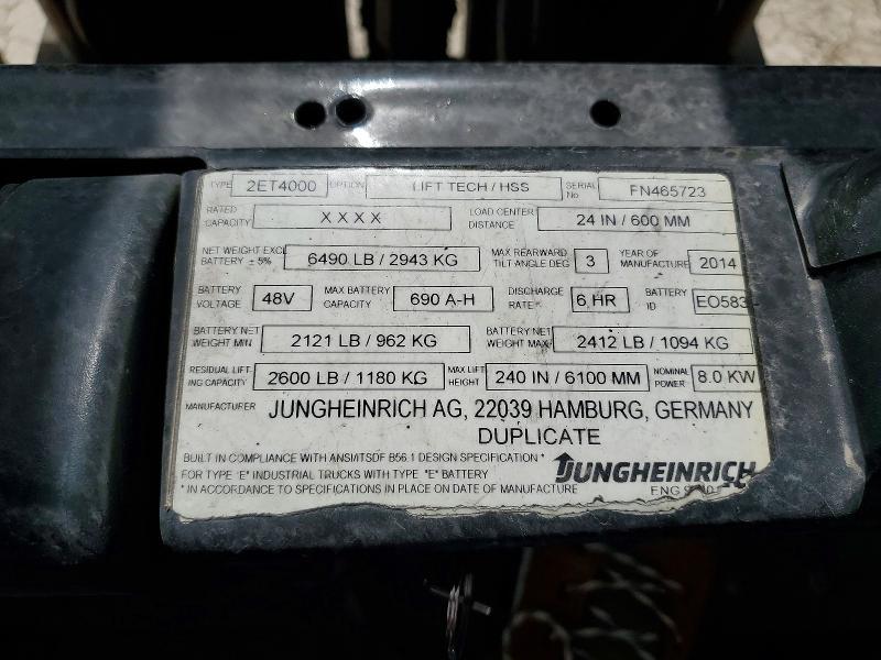2014 Caterillar 2014 Caterpillar 2ET4000 Forklift