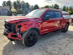 Salvage cars for sale from Copart Mendon, MA: 2018 Ford F150 Supercrew