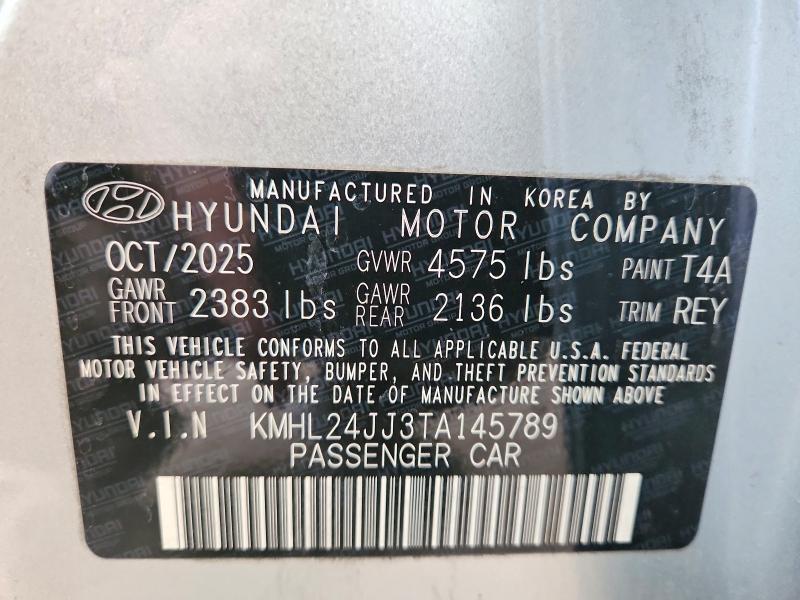 2026 Hyundai Sonata Hybrid Blue