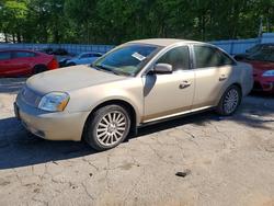 Mercury salvage cars for sale: 2007 Mercury Montego Premier