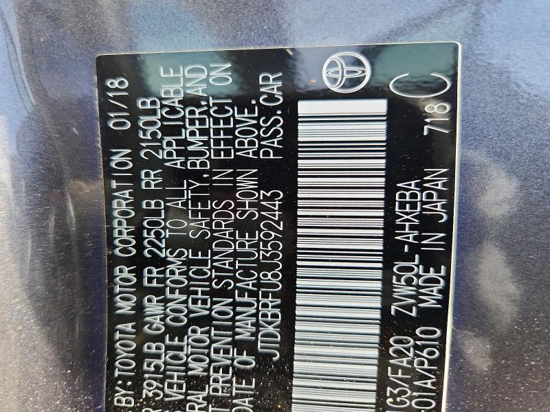 2018 Toyota Prius two