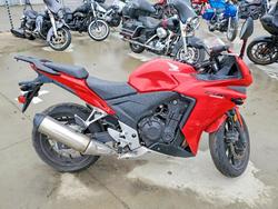 Salvage motorcycles for sale at Sacramento, CA auction: 2013 Honda CBR500 R