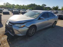 Toyota Camry salvage cars for sale: 2015 Toyota Camry se