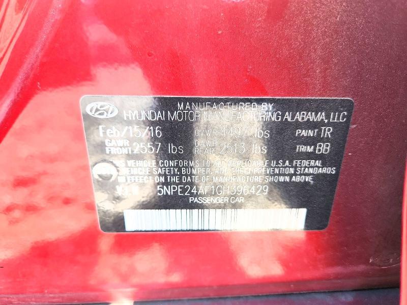 2016 Hyundai Sonata se