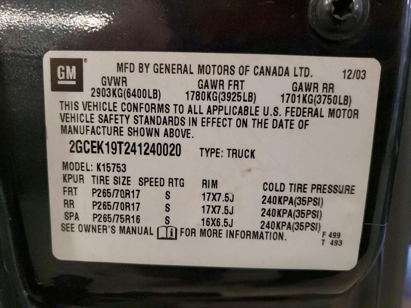 2004 Chevrolet Silverado K1500