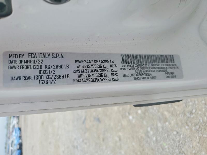 2022 Dodge RAM Promaster City Tradesman