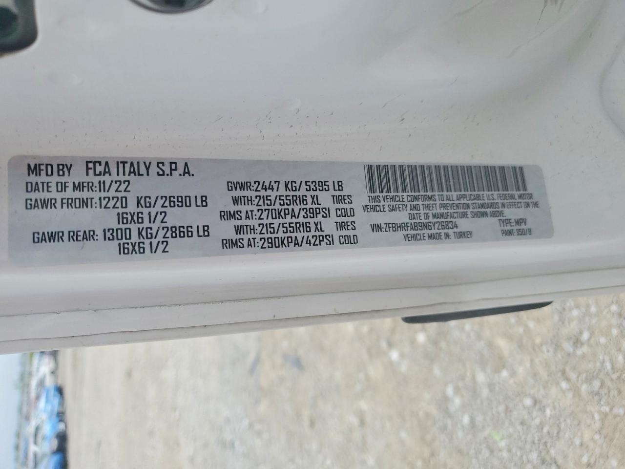 2022 Dodge RAM Promaster City Tradesman