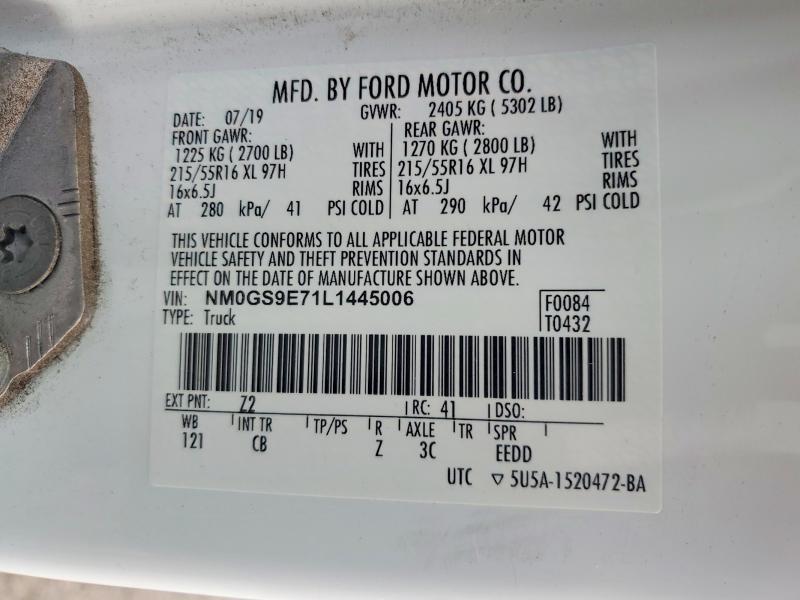 2020 Ford Transit Connect XL