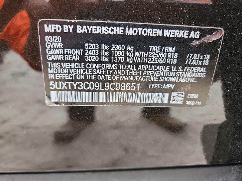 2020 BMW X3 Sdrive30i