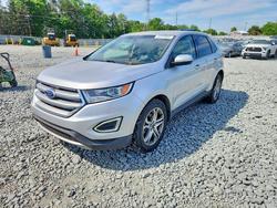Vehiculos salvage en venta de Copart Mebane, NC: 2017 Ford Edge Titanium