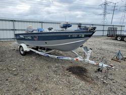 Salvage boats for sale at Elgin, IL auction: 1992 Lund PRO V Deluxe