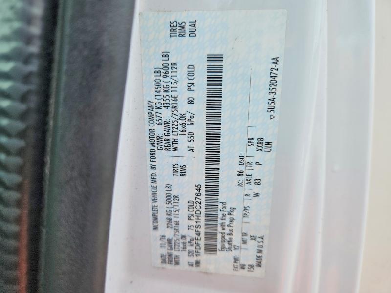 2017 Ford Econoline E450 Super Duty Cutaway van