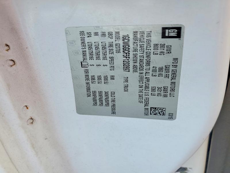 2015 Chev Express G2500