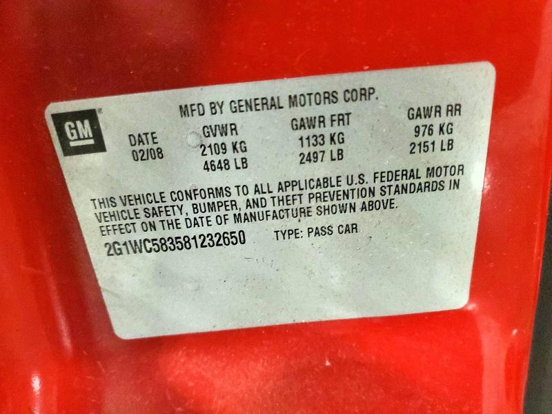 2008 Chevrolet Impala lt