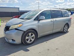 Toyota Sienna salvage cars for sale: 2011 Toyota Sienna le
