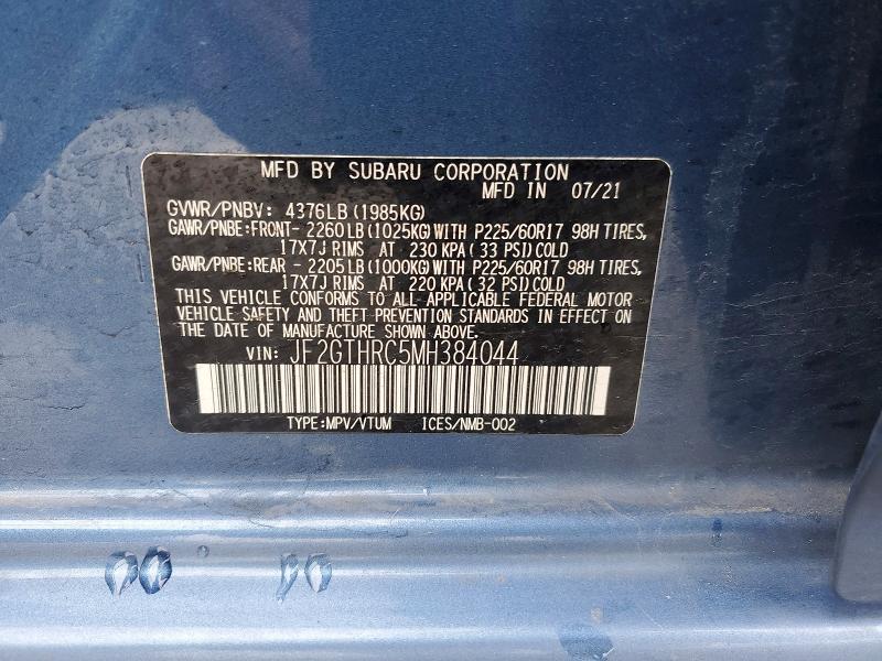 2021 Subaru Crosstrek Sport