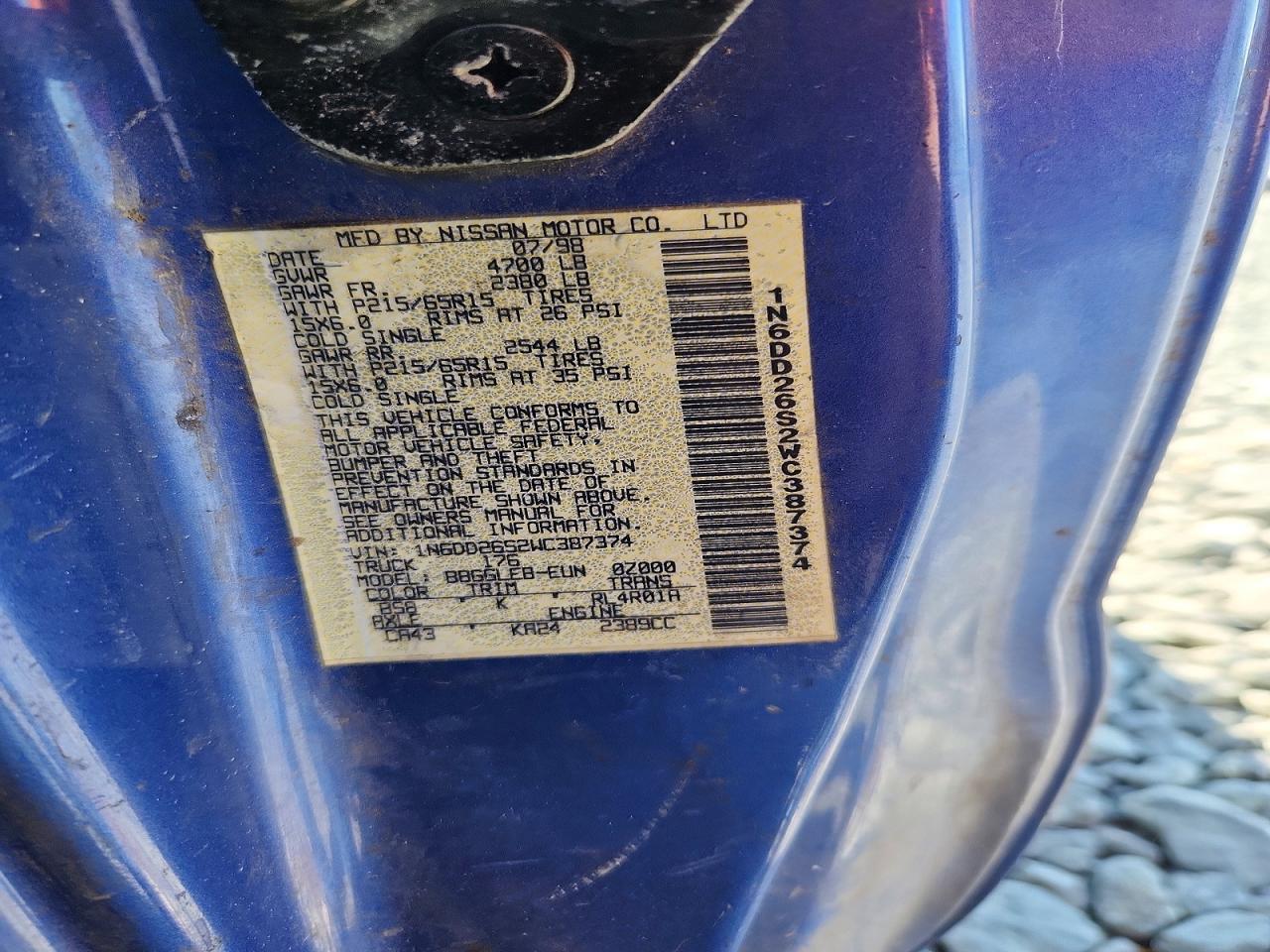 1998 Nissan Frontier XE