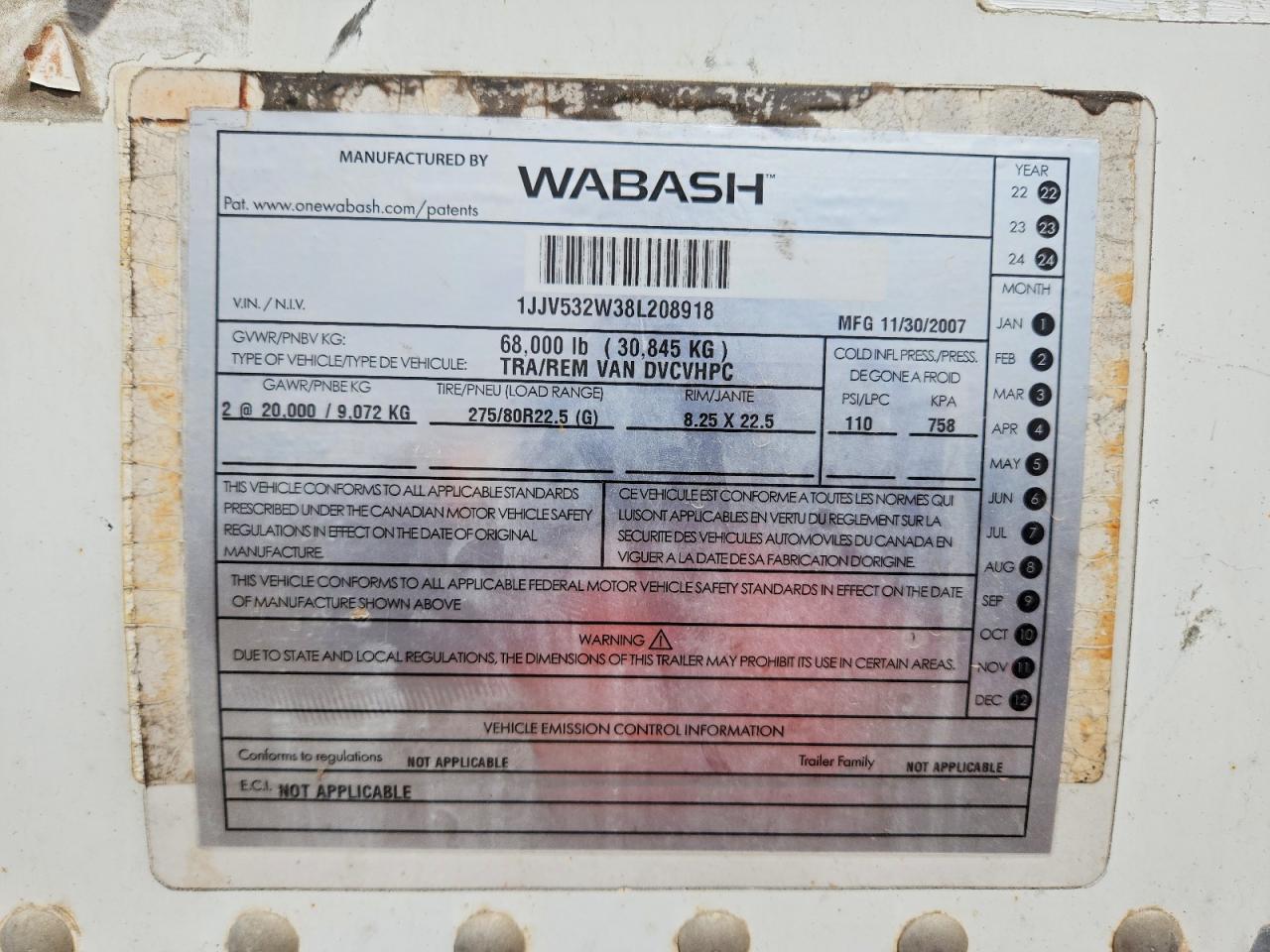 2008 Wabash Wabash National Corporation