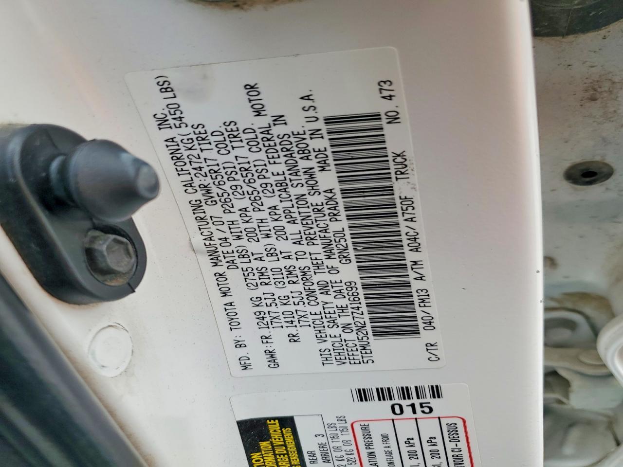 2007 Toyota Tacoma Double Cab Long BED