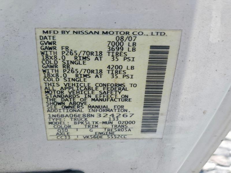 2008 Nissan Titan XE FFV