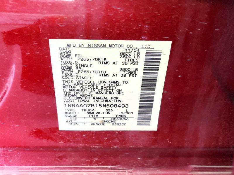 2005 Nissan Titan XE