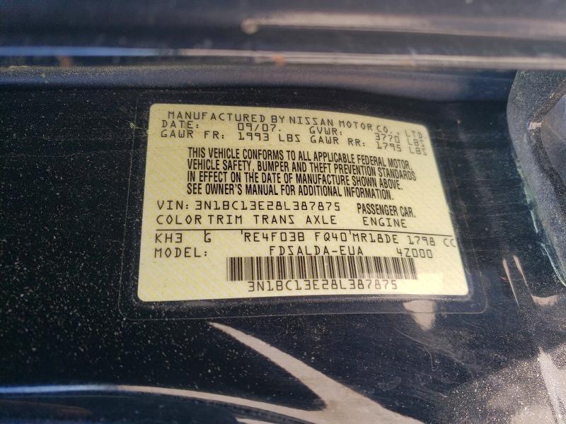 2008 Nissan Versa 1.8 s